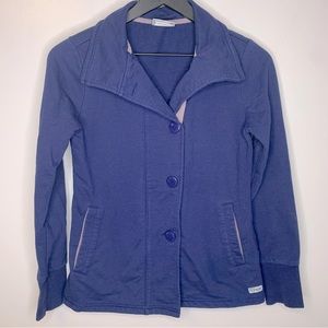 Grey’s Anatomy Two Pocket French Terry Jacket Blue